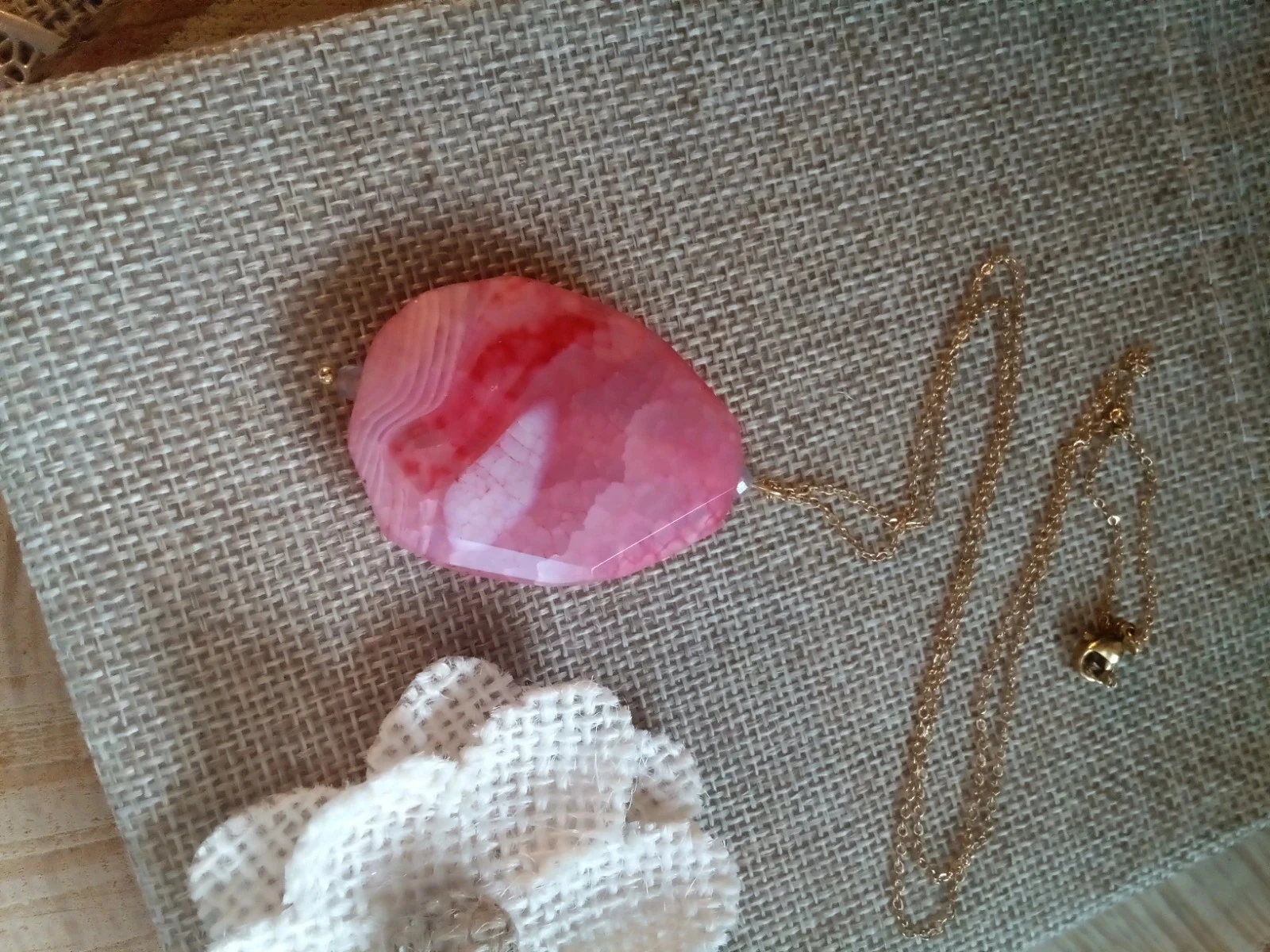 Collier en pierre d'agate – photo 2